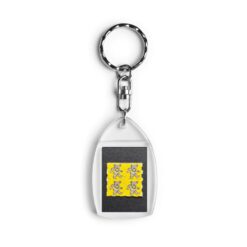 Dancing Bears Fractal Blotter Keychain 2