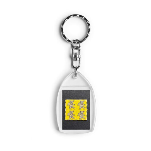 Dancing Bears Fractal Blotter Keychain 2