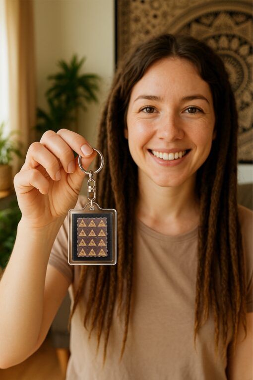 Eye of Horus (gold) Blotter Keychain 4 - Image 2
