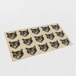 Black Cats (big) Card Blotter
