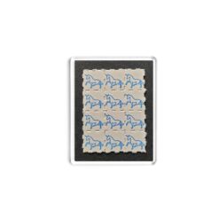 Blue Unicorn Blotter Fridge Magnet 1