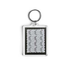 Crescent Moons Blotter Keychain 3