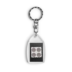 Om Seven Star Blotter Keychain 2
