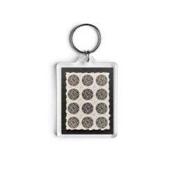 Om Seven Star Blotter Keychain 3