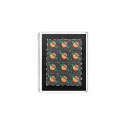 Black Saturn Blotter Fridge Magnet 1