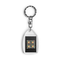 Black Saturn Blotter Keychain 2