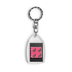 Yin Yang (red) Blotter Keychain 2