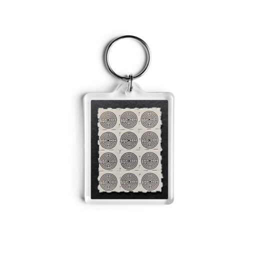 Labyrinth (small) Blotter Keychain 3