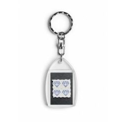 Blue Diamonds Blotter Keychain 2