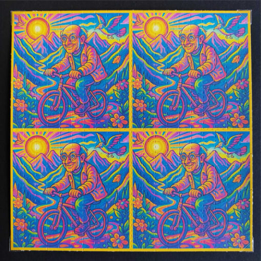 Bicycle Day Dream (Quad Edition) Blotter