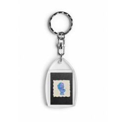 Skibidi Toilet Grid Blotter Keychain 2