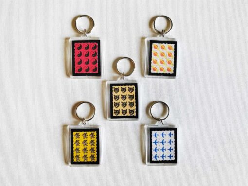 Om Seven Star Blotter Keychain 3 - Image 8