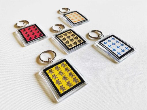Om Seven Star Blotter Keychain 3 - Image 9