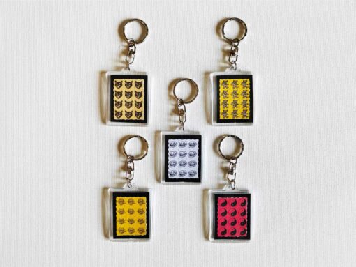 Black Saturn Blotter Keychain 4 - Image 4