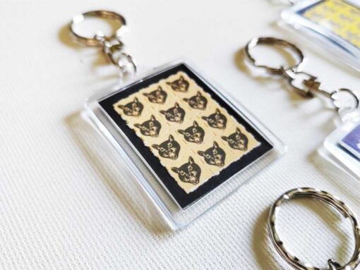 Black Saturn Blotter Keychain 4 - Image 10