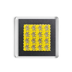 Dancing Bears Fractal Blotter Fridge Magnet 2