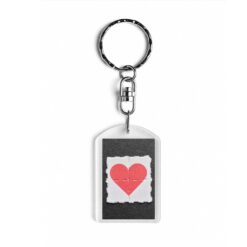 Heart Blotter Keychain 1
