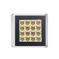 Black Cats (small) Blotter Fridge Magnet 2
