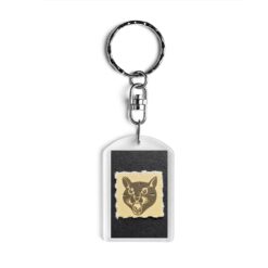 Black Cats (big) Blotter Keychain 1