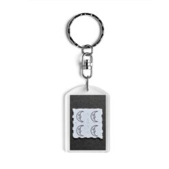 Crescent Moons Blotter Keychain 1