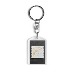 Dolphins Blotter Keychain 1