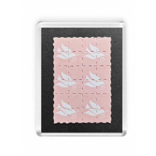 Pink Dove Blotter Fridge Magnet 3