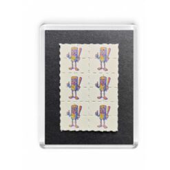Tung Sahur Blotter Fridge Magnet 3