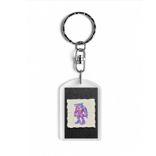 Tralalero Tralala Blotter Keychain 1