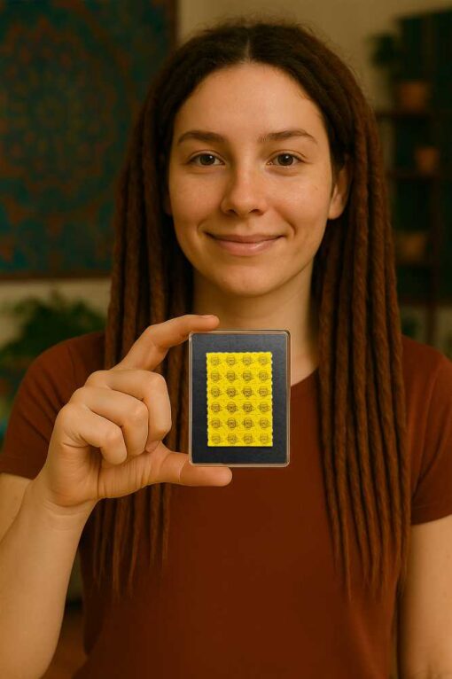 Thompson Trip Yellow Blotter Fridge Magnet 3 - Image 2