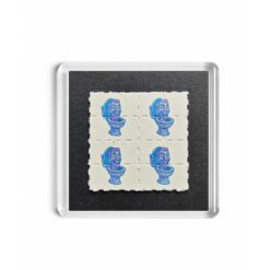 Skibidi Toilet Grid Blotter Fridge Magnet 2
