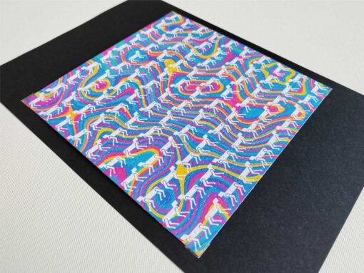 Robot Dog (rainbow) Blotter - Image 2