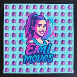 20x20 Tabs Blotter Sheet (Big & Small Figures) with Your Brand Logo - 20 pcs