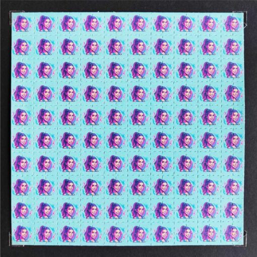 20x20 Tabs Blotter Sheet (Small Figures) with Your Brand Logo - 20 pcs