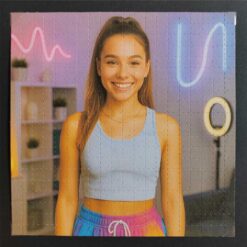 20x20 Tabs Photo Blotter Sheet with Your Photo
